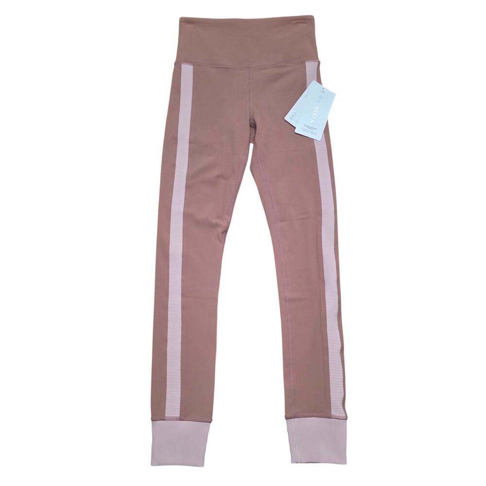NWT Athleta Elation Rib Trim 7/8 Tight Pink Size XS